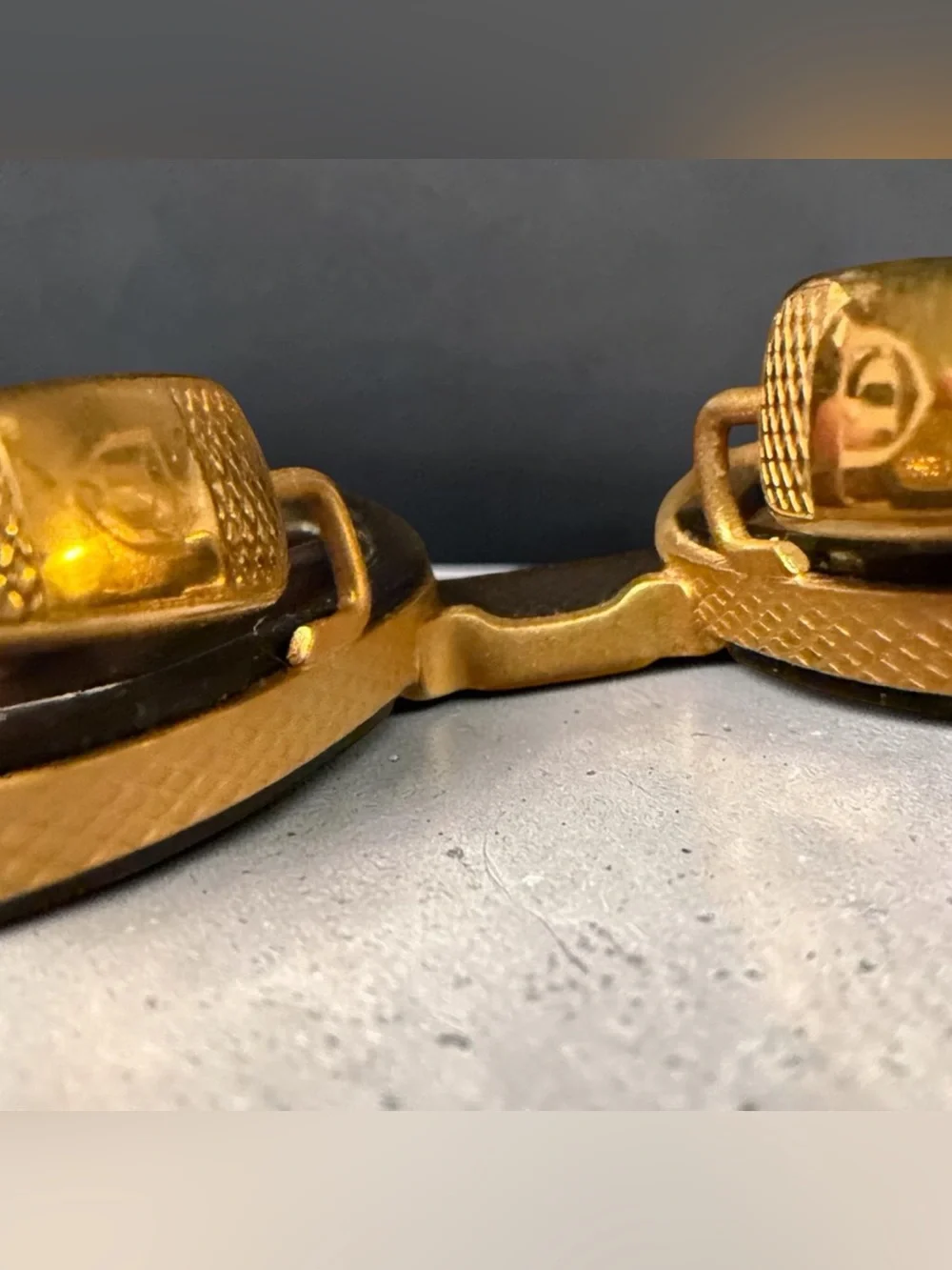 DITA Gold Frame with Brown Gradient Lenses Sunglasses